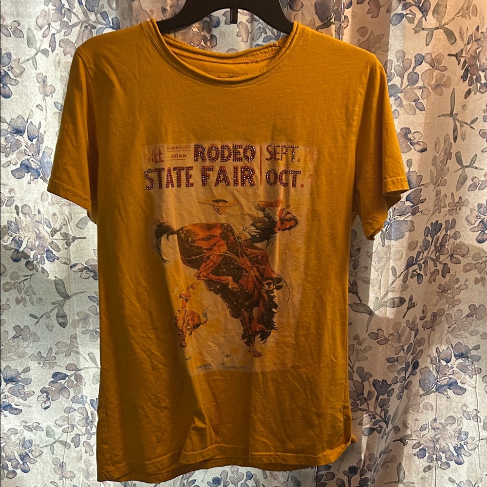 American Living Yellow Rodeo Graphic Tee